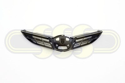 Toyota Corolla 94-On Grille Black Black Levin/Ascent, Chrome Mould (07/12-03/15)