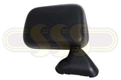 Toyota Hilux 1988-On Door Mirror Right Hand Black Manual Black (09/01-02/05)