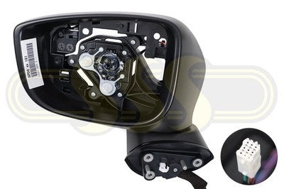 Genuine Mazda Mazda3 Door Mirror Body Left Hand Electric No Mirror (09/13-07/16)