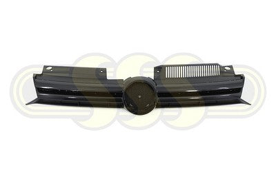 Volkswagen Golf Grille Black Black Without Chrome Mould Type (10/08-10/12)