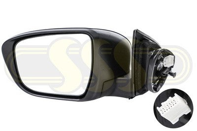 Nissan / Datsun Qashqai Door Mirror Left Hand Assembly With Auto (01/14-08/17)