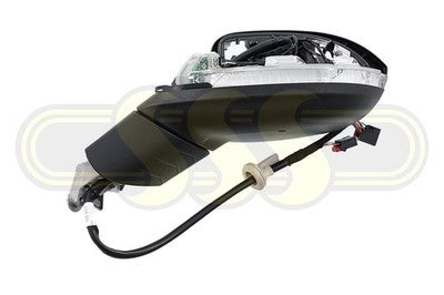 Genuine Volkswagen Golf Door Mirror Body Left Hand Black Black FOR (01/21-On)