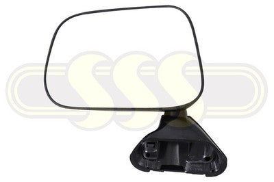 Toyota Hilux 1988-On Door Mirror Left Hand Black Manual Black Bolt (09/01-02/05)