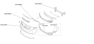 Genuine Kia Rio Fog Lamp Left Hand (06/11-10/14)