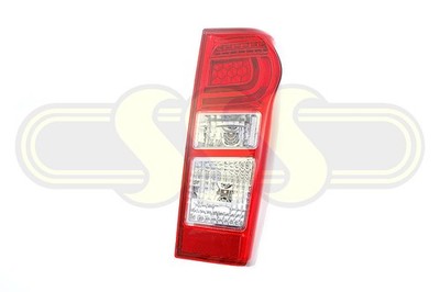 Isuzu Dmax Tail Lamp Right Hand Clear Red Ute With LED Clear Red (08/16-2020)