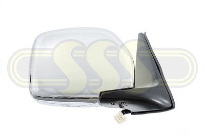 Toyota Landcruiser Door Mirror Right Hand Chrome Electric (05/05-08/07)