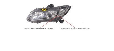 Honda Civic Head Lamp Left Hand ??/14 (02/12-05/16)