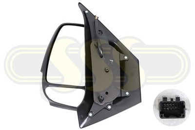 Renault Master Door Mirror Left Hand Black Black Electric With Mirror (08/19-On)