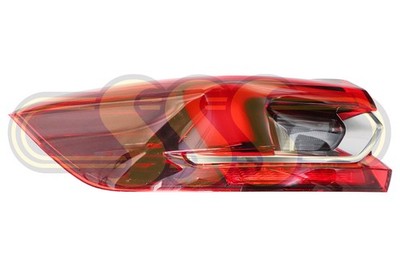 Holden Commodore Tail Lamp Left Hand Tinted Red Wagon Tinted Red (2018-On)