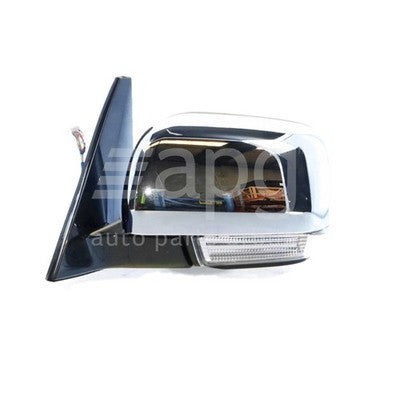 Genuine Mitsubishi Pajero Door Mirror LH Electric With Indicator (09/08-On)