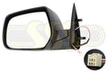 Ford Ranger Ute Door Mirror Left Hand Black Electric Convex Glass (12/06-01/09)