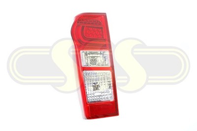 Isuzu Dmax Tail Lamp Left Hand Clear Red Ute With LED Clear Red (08/16-2020)