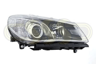 Holden Commodore Head Lamp Right Hand Black/Chrome (10/15-10/17)
