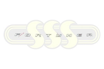 Genuine Toyota Fortuner Badge/Logo Rear (05/20-On)
