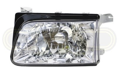 Holden Rodeo Head Lamp Left Hand Plastic Lens Diamond Type 01/01- (06/98-01/03)