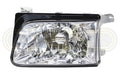 Holden Rodeo Head Lamp Left Hand Plastic Lens Diamond Type 01/01- (06/98-01/03)