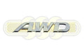 Genuine Toyota Kluger Badge/Logo *AWD* On Tail Gate (07/10-12/13)