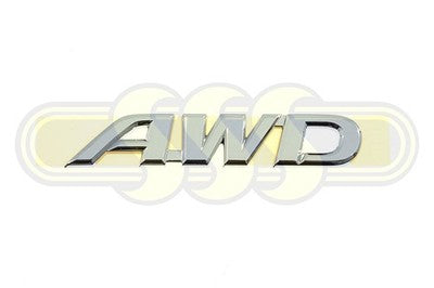 Genuine Toyota Kluger Badge/Logo *AWD* On Tail Gate (07/10-12/13)