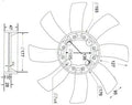 Toyota Landcruiser Radiator Fan Blades 1HZ 1PZ 1HDFTE 1HDT 1HDFT (10/99-01/07)