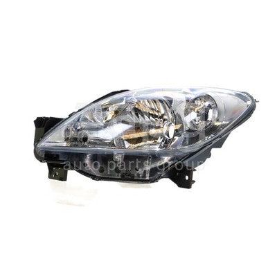 Genuine Mazda 2 DY Head Lamp LH Halogen Manual Adjust (06/05-09/07)