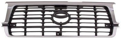 Toyota Landcruiser Grille Black/Chrome Black/Chrome 1/95 (05/90-03/98)