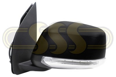 Nissan / Datsun Navara Ute Door Mirror Left Hand Black Black (01/10-07/15)