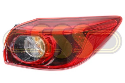 Genuine Mazda Mazda3 Tail Lamp Right Hand Hatch Back With LED (05/16-04/19)
