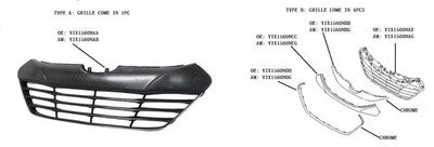 Genuine Hyundai Ix35 Bar Grille Front Type 1 Active (11/09-05/15)