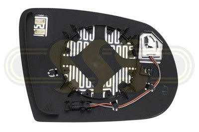 Genuine Jeep Compass Door Mirror Glass Left Hand With Blind Spot (01/17-10/20)