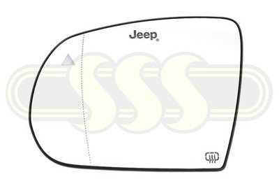 Genuine Jeep Compass Door Mirror Glass Left Hand With Blind Spot (01/17-10/20)