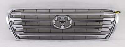Genuine Toyota Landcruiser Grille Chrome/Silver Chrome/Silver (01/12-08/15)