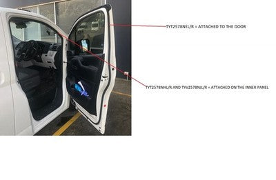 Genuine Toyota Hiace Door Weatherstrip Rubber Seal Right Hand Front (02/19-On)