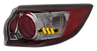 Genuine Mazda Mazda3 Tail Lamp Left Hand Hatch Back Globe Type (08/11-11/13)