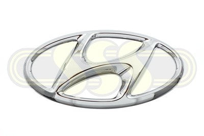 Genuine Hyundai Sonata Badge/Logo No Sensor Holes No Washer Jet (07/14-07/17)