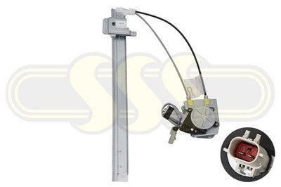 Jeep Cherokee Door Window Regulator Right Hand Rear With Motor (10/04-01/08)