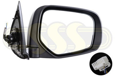 Genuine Mitsubishi Triton Door Mirror Right Hand Black Black Black (01/15-10/18)