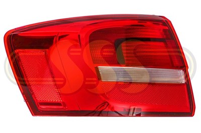 Volkswagen Jetta Tail Lamp Left Hand Tinted Red No LED (07/14-12/17)