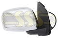 Nissan / Datsun Navara Ute Door Mirror Right Hand Chrome Chrome No (05/05-01/10)