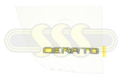 Genuine Kia Cerato Badge/Logo 'Cerato' On T.Gate (04/21-On)