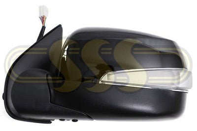 Isuzu Irc Door Mirror Left Hand Black Black 10/07- Electric With (10/06-06/08)