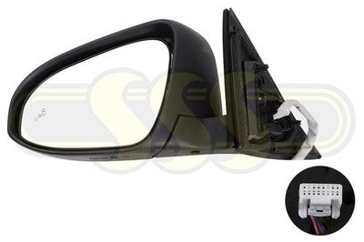 Toyota Aurion Door Mirror Left Hand Electric With Blind Spot No (06/15-11/17)