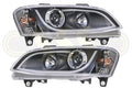 Holden Commodore Head Lamp Set Left Hand + Right Hand Black Black (09/10-05/13)