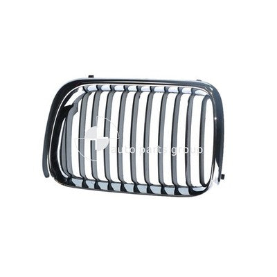 BMW 3 Series E36 Grille LH Chrome/Black (05/91-09/00)