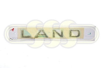 Genuine Toyota Landcruiser Badge/Logo "LAND"ON Tailgate (04/21-On)