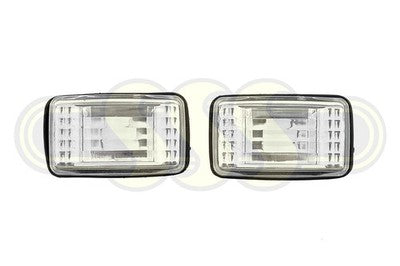Toyota Landcruiser Guard Flasher Left Hand + Right Hand White (05/90-03/98)