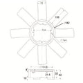 Nissan / Datsun Patrol GU Radiator Fan Blades TD42 (1988-1993)