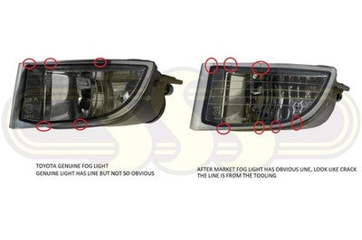 Genuine Toyota Landcruiser Prado Fog Lamp Left Hand (10/02-08/09)