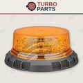 LED Amber Beacon 12/24V 3 Bolt Metal MNT 9xstrbe 3xrot Patts Low Profle Hulk 4x4