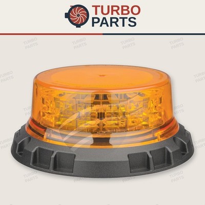 LED Amber Beacon 12/24V 3 Bolt Metal MNT 9xstrbe 3xrot Patts Low Profle Hulk 4x4
