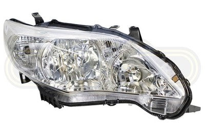 Toyota Corolla 94-On Head Lamp Right Hand Chrome Reflecto Chrome (04/10-11/13)